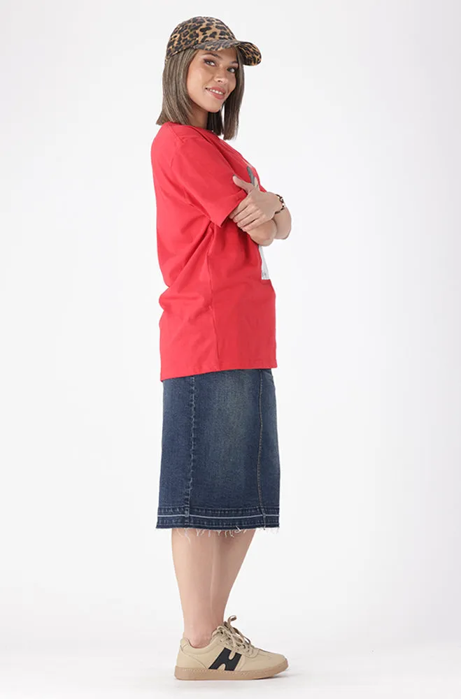 JADE GRAPHIC BOYFRIEND TEE sold by Dunns product image thumbnail 3