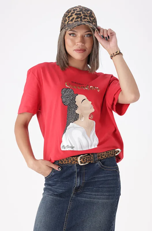 JADE GRAPHIC BOYFRIEND TEE sold by Dunns