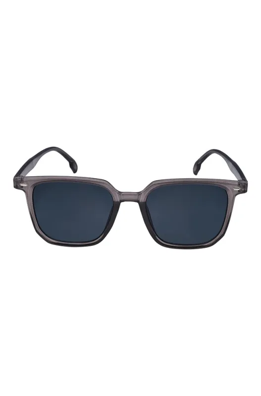 RYAN RETRO SUNGLASSES - GREY made by Dunns