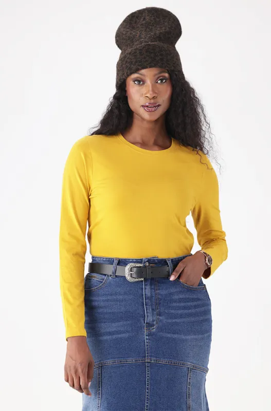CLEO CREW NECK TEE made by Dunns