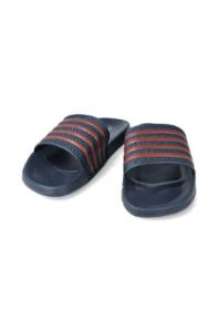 Lindo Strippy Slide _ 139161 _ Navy sold by Dunns