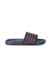Lindo Strippy Slide _ 139161 _ Navy sold by Dunns