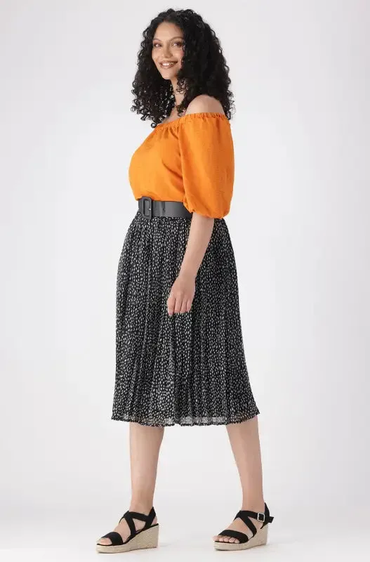 Leah Peasant Top _ 143819 _ Orange sold by Dunns product image thumbnail 5