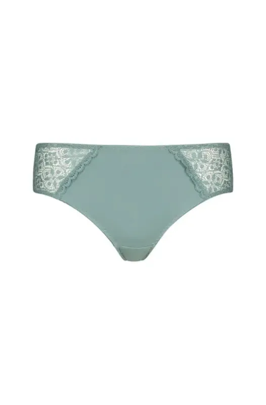 Terry Lace Bikini _ 143058 _ Sage sold by Dunns