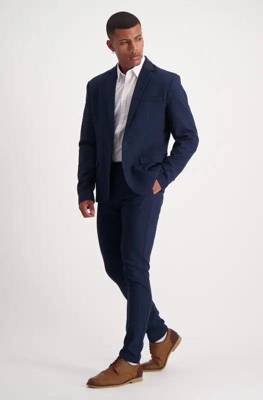 Grevillea Smart Pant _ 136305 _ Navy sold by Dunns product image thumbnail 5