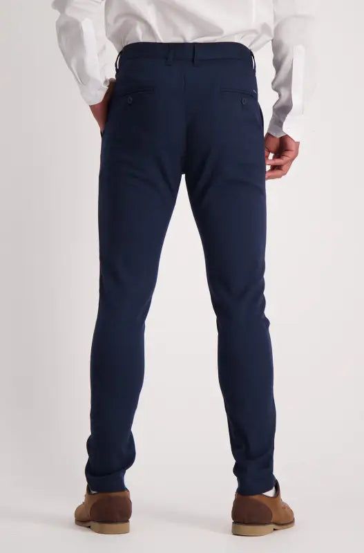 Grevillea Smart Pant _ 136305 _ Navy sold by Dunns product image thumbnail 3