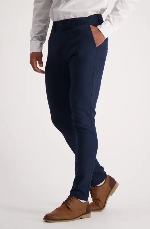 Grevillea Smart Pant _ 136305 _ Navy sold by Dunns product image thumbnail 2