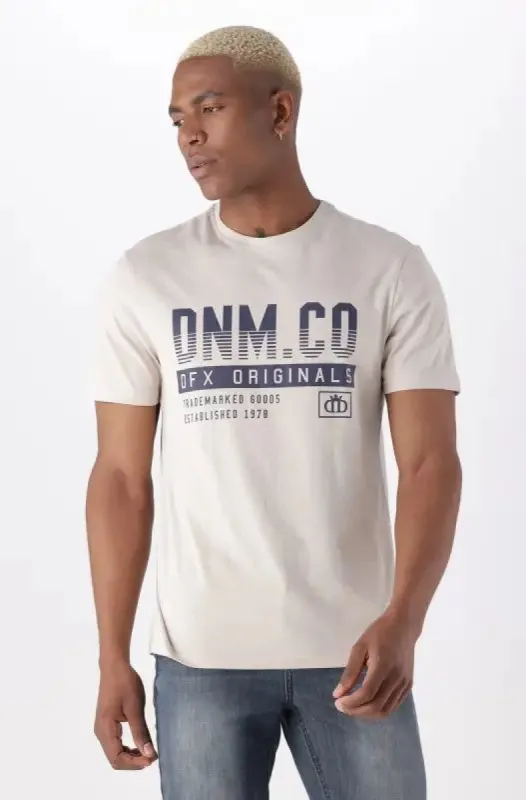 Junipero Tee _ 143426 _ Stone sold by Dunns