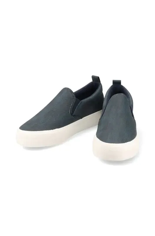 Jemima Gusset Slip On _ 148395 _ Navy sold by Dunns product image thumbnail 2