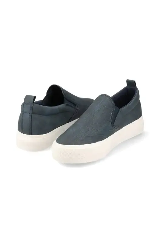 Jemima Gusset Slip On _ 148395 _ Navy sold by Dunns product image thumbnail 3