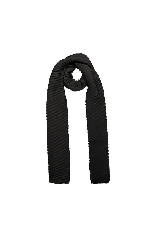 Nina Pleated Scarf _ 142184 _ Black sold by Dunns