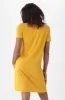 Koko T Shirt Dress _ 150323 _ Ocre sold by Dunns