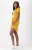 Koko T Shirt Dress _ 150323 _ Ocre sold by Dunns