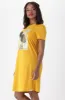 Koko T Shirt Dress _ 150323 _ Ocre sold by Dunns