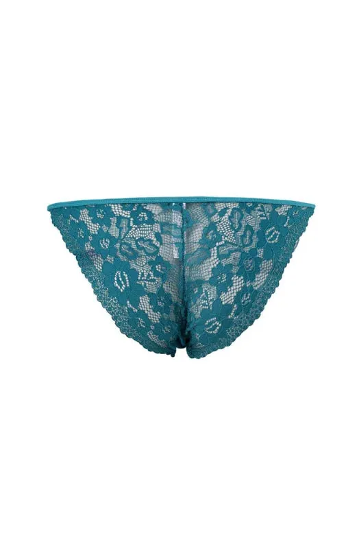 Kay Lace Tanga _ 152793 _ Teal sold by Dunns product image thumbnail 2