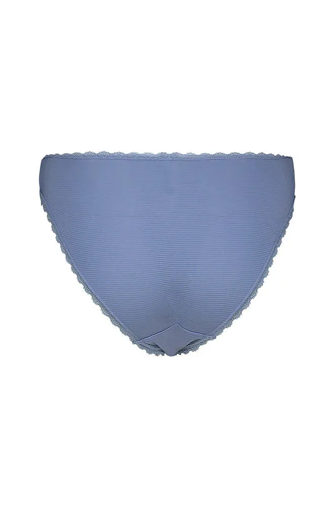 Kyra Lace Trim Bikini _ 143031 _ Blue sold by Dunns product image thumbnail 2