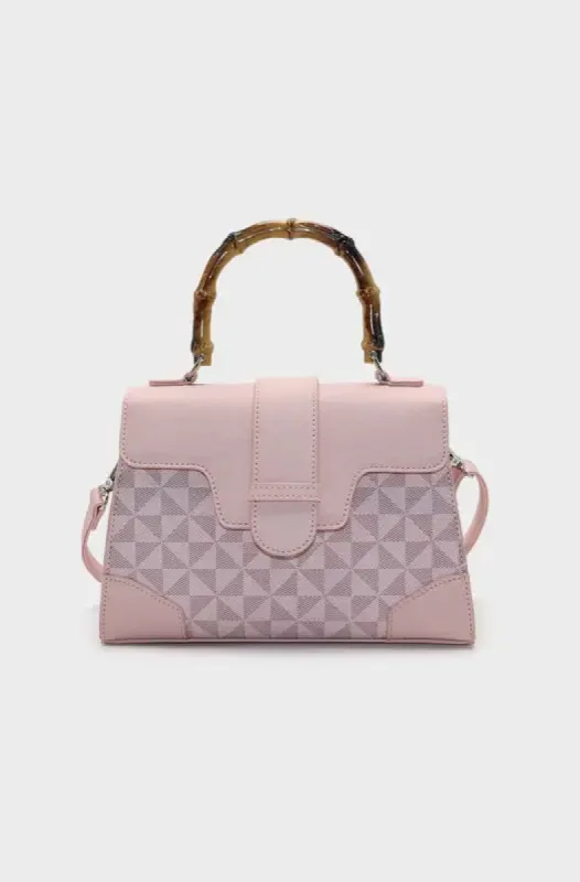 Gabby Structured Handbag _ 147742 _ Pink sold by Dunns