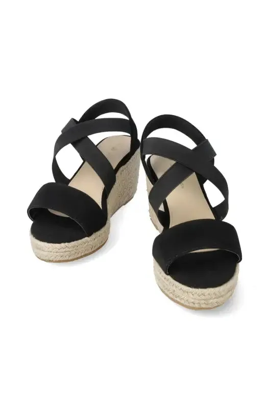 Romanie Espadrille Sandal _ 140819 _ Black sold by Dunns product image thumbnail 3