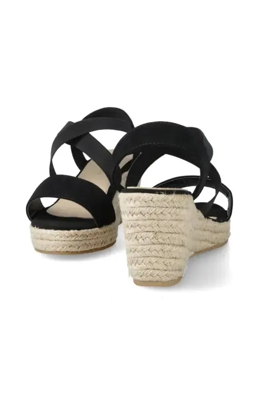 Romanie Espadrille Sandal _ 140819 _ Black sold by Dunns product image thumbnail 2