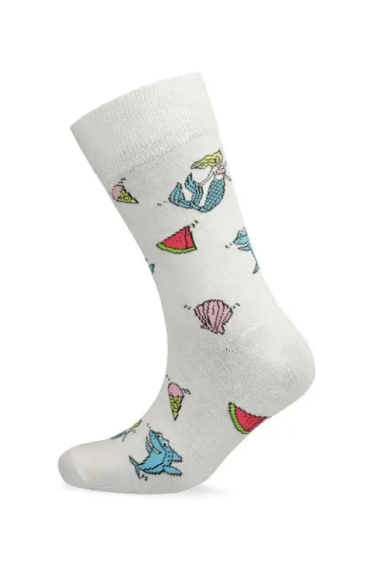 Tattoo Single Socks _ 140056 _ White sold by Dunns