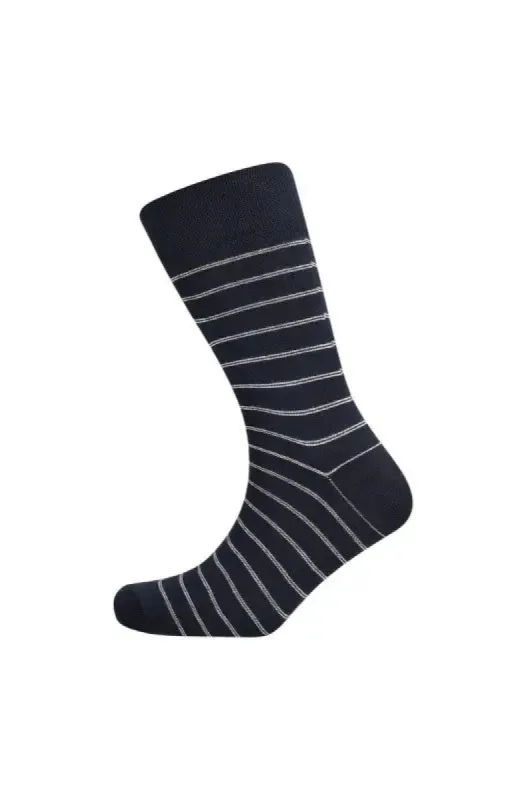Syrus Single Socks _ 138367 _ Navy sold by Dunns