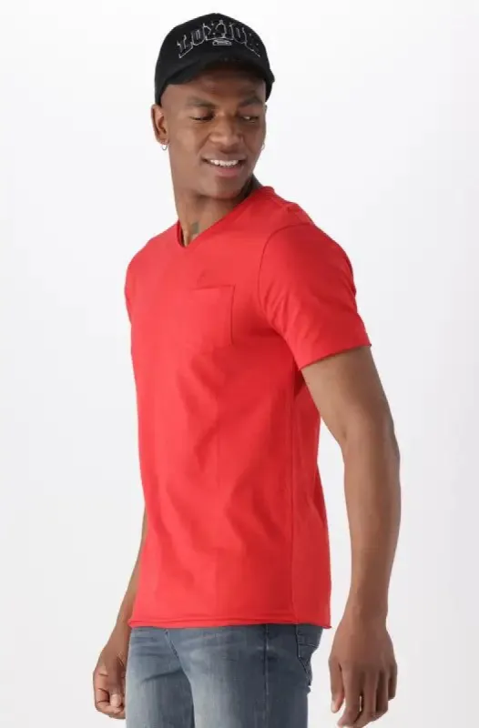 Burnett Tee _ 143500 _ Red sold by Dunns