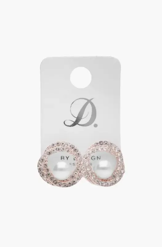 Zoe Single Earring _ 145949 _ Rose Gold sold by Dunns