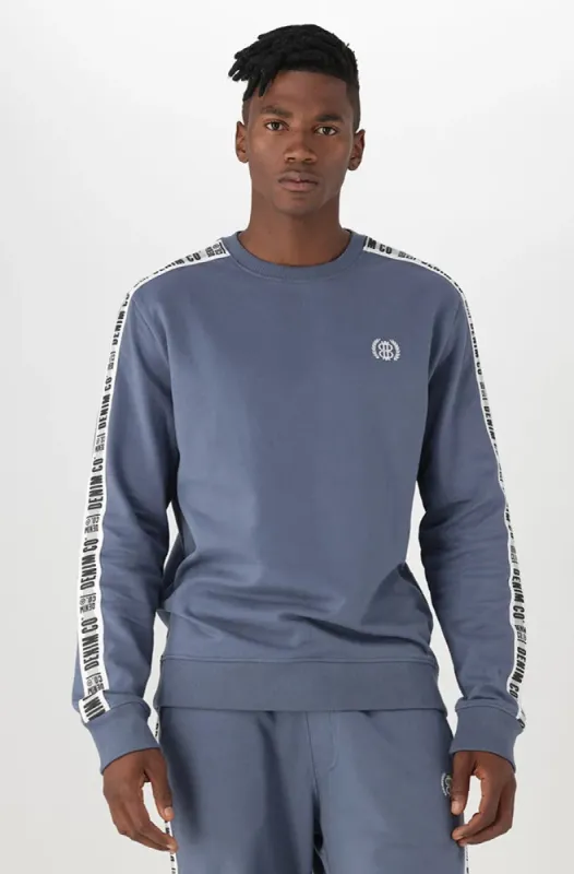 Panther Crew Sweat _ 144673 _ Blue sold by Dunns