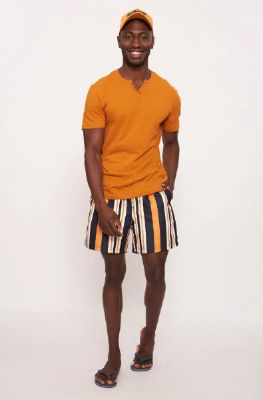 Garfield Tee _ 116918 _ Ocre sold by Dunns