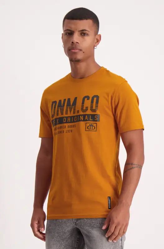 Junipero Tee _ 140077 _ Ocre sold by Dunns product image thumbnail 2