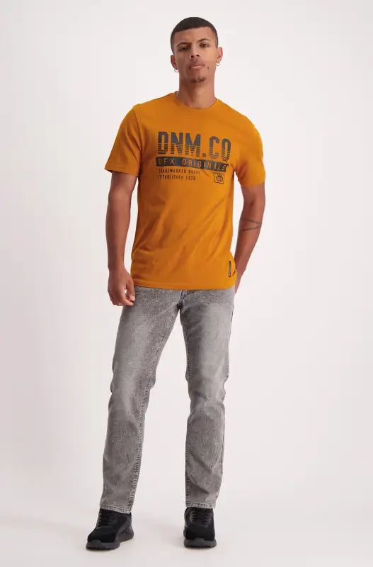 Junipero Tee _ 140077 _ Ocre sold by Dunns product image thumbnail 4