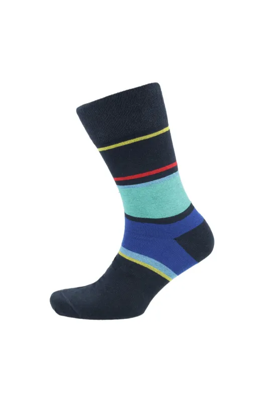 Aydin Single Socks _ 146664 _ Navy sold by Dunns