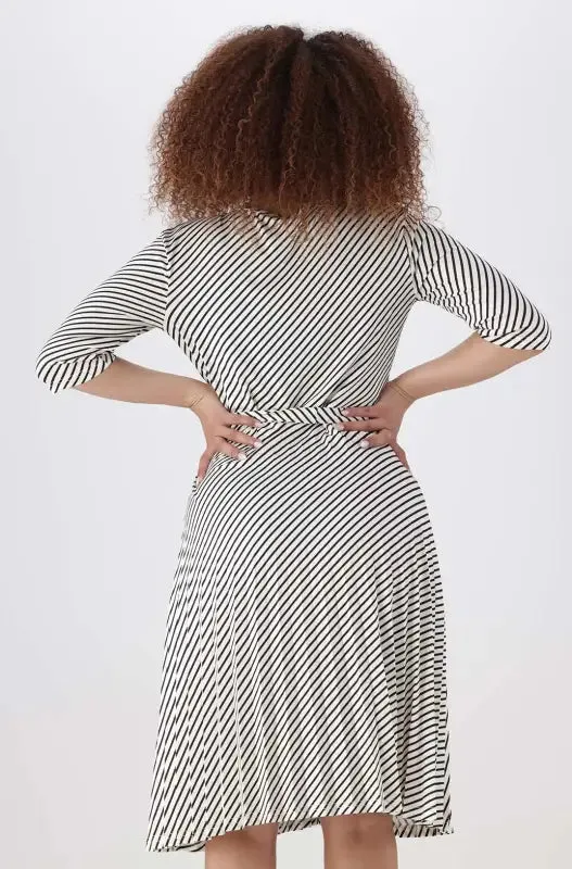 Sam Stripe Pleat Dress _ 145702 _ Multi sold by Dunns product image thumbnail 3