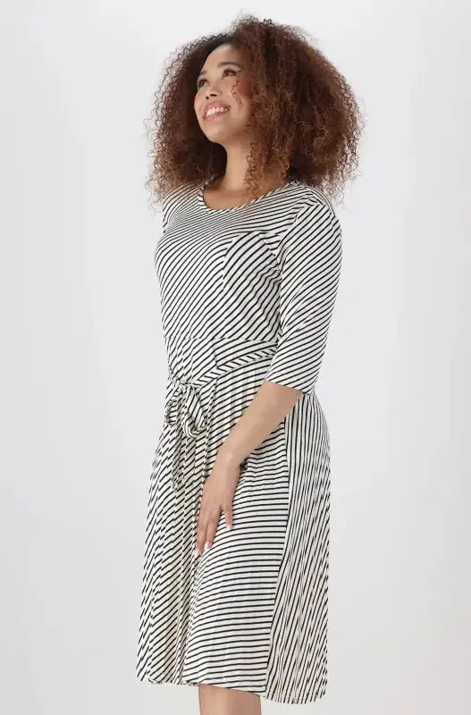 Sam Stripe Pleat Dress _ 145702 _ Multi sold by Dunns product image thumbnail 2