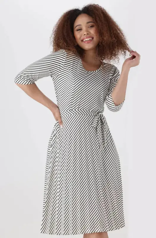 Sam Stripe Pleat Dress _ 145702 _ Multi sold by Dunns