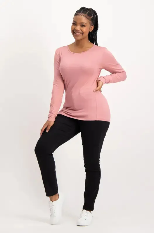 Cleo Crew Neck Tee _ 136374 _ Pink sold by Dunns product image thumbnail 4