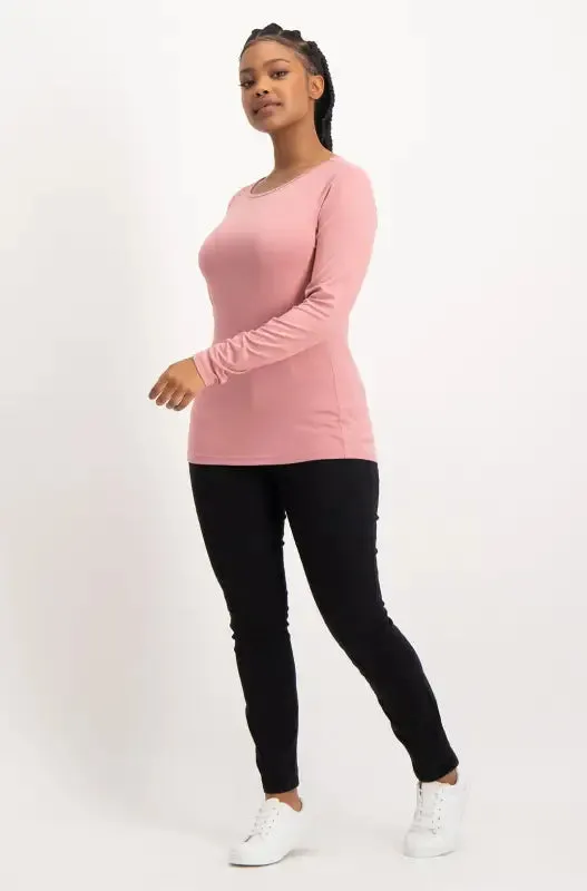 Cleo Crew Neck Tee _ 136374 _ Pink sold by Dunns product image thumbnail 5