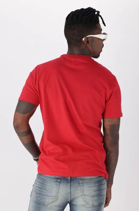 Lakewood Tee _ 140212 _ Red sold by Dunns product image thumbnail 3