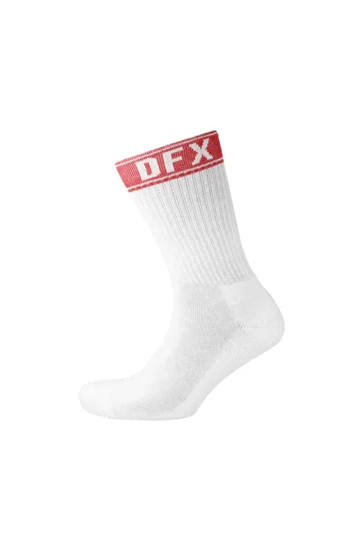 Lamdin Dxf Single Socks _ 146633 _ White sold by Dunns