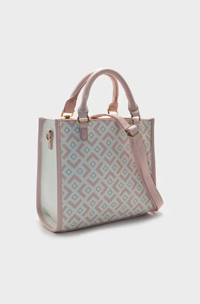 Alinda Structured Tote Bag _ 149531 _ Pink sold by Dunns product image thumbnail 2