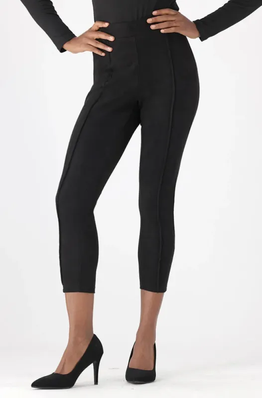 Emilia Faux Suede Legging _ 149936 _ Black sold by Dunns