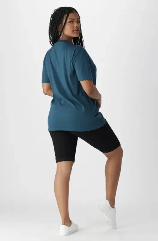 Jade Graphic Print Boyfriend Tee _ 142349 _ Teal sold by Dunns