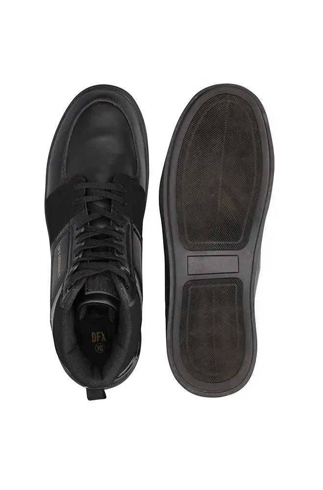 Haydon Multi Textured Sneaker _ 148771 _ Black sold by Dunns product image thumbnail 4