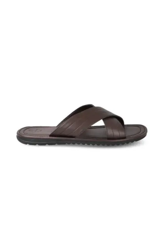 Maxim Push In Sandal _ 130608 _ Chocolate sold by Dunns