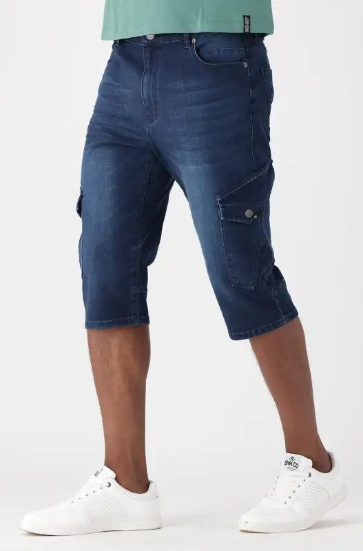 Ganton Short _ 141062 _ Blue sold by Dunns product image thumbnail 2