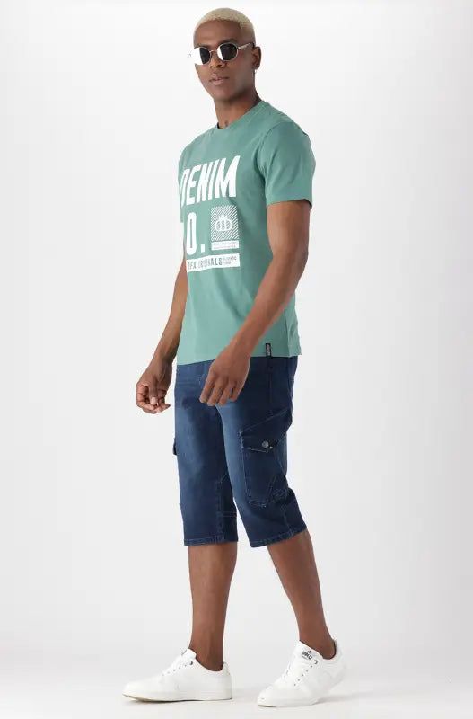 Ganton Short _ 141062 _ Blue sold by Dunns product image thumbnail 5