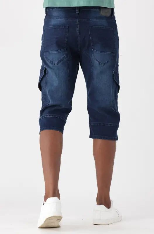 Ganton Short _ 141062 _ Blue sold by Dunns product image thumbnail 3