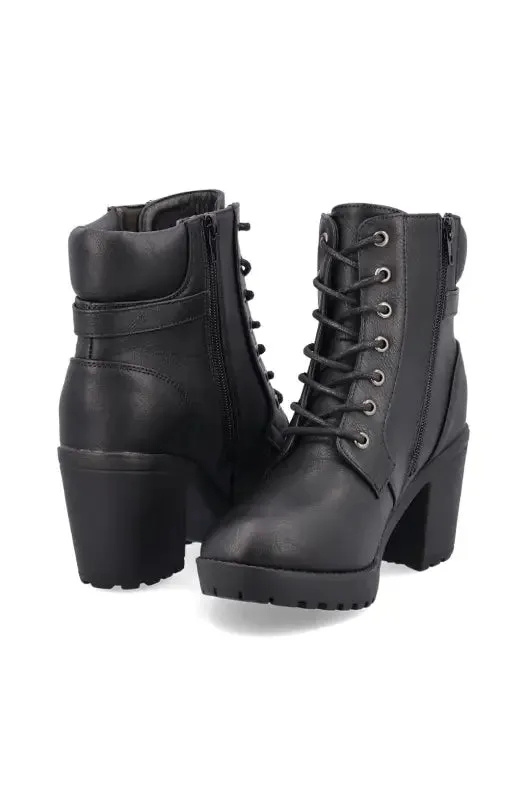 Saska Cleated Boot _ 147286 _ Black sold by Dunns product image thumbnail 2