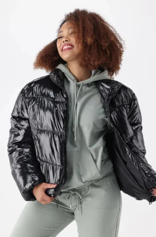 Luna Wetlook Puffer _ 144517 _ Black sold by Dunns