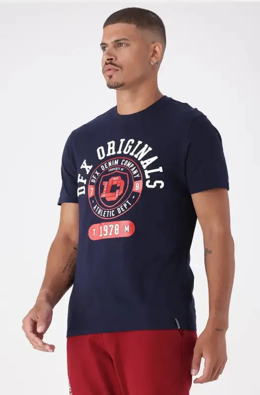 Tipton Tee _ 147342 _ Navy sold by Dunns product image thumbnail 2
